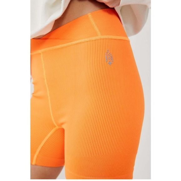 Free People Pants - Free People Throw, Flow,And Go Essential Ribbed High Rise Twist Waistband Short